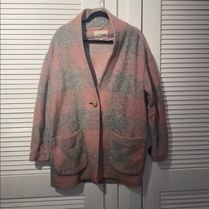 Aritzia Wilfred Free Pink Wool Coat